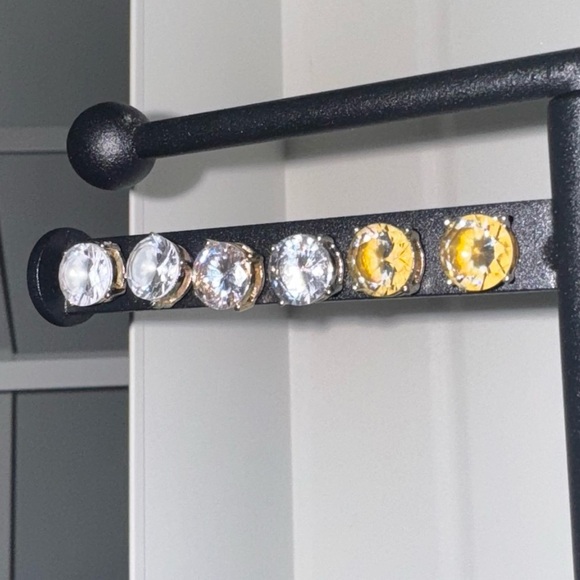 EUC Bundle of Three 1cm Stud Earrings - Picture 3 of 11